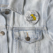Jaar van de aap ronde button 5,7 cm (In situ)