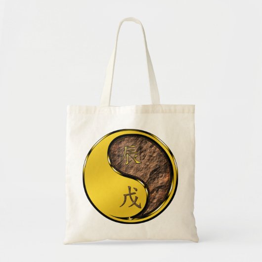 Jaar van de Aard Draak Tote Bag (Voorkant)