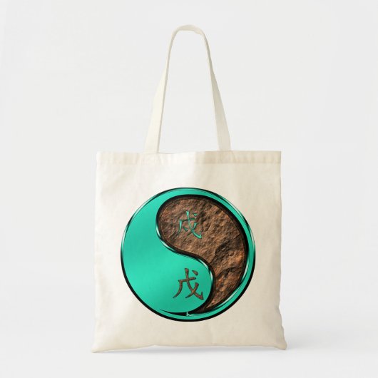 Jaar van de Aard Hond Tote Bag (Voorkant)