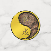 Jaar van de Aarde Draak Confetti (Kleine voorkant)