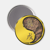 Jaar van de Aarde Draak Magneet (Voorkant / Achterkant)