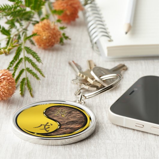 Jaar van de Aarde Draak Sleutelhanger (Zijkant)