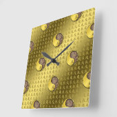 Jaar van de Aarde Draak Vierkante Klok (Hoek)