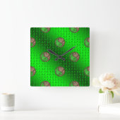 Jaar van de Aarde Geit Vierkante Klok (Huis)