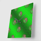 Jaar van de Aarde Geit Vierkante Klok (Hoek)