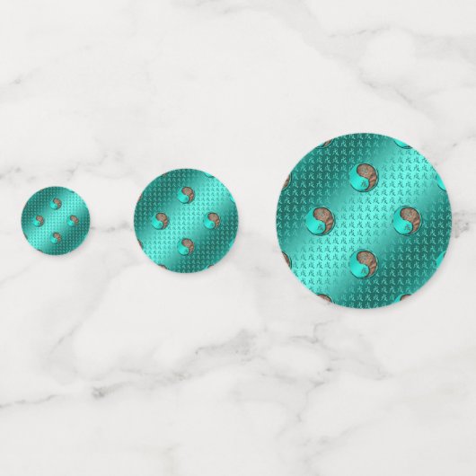 Jaar van de Aarde Hond Confetti (Achterkanten)