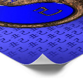 Jaar van de Aarde Ox Poster (Hoek)