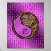 Jaar van de Aarde Rooster Poster (Voorkant)