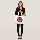 Jaar van de Aardhaan Grote Tote Bag (Voorkant (model))