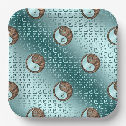 Jaar van de Aardslang Papieren Bordje (Voorkant)