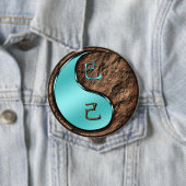 Jaar van de Aardslang Ronde Button 4,0 Cm (In situ)