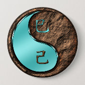 Jaar van de Aardslang Ronde Button 4,0 Cm (Voorkant)