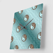 Jaar van de Aardslang Vierkante Klok (Hoek)