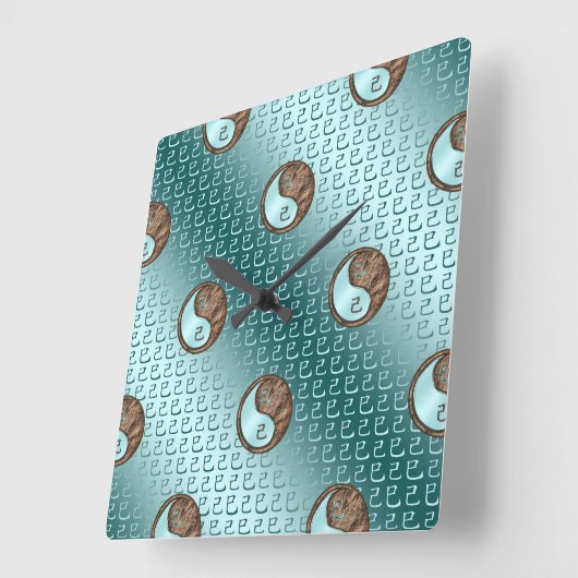 Jaar van de Aardslang Vierkante Klok (Hoek)