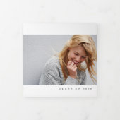 Jaar van de afgestudeerde multi foto drieluik aankondiging (Cover)