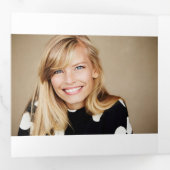 Jaar van de afgestudeerde multi foto drieluik aankondiging (Binnenzijde eerst)