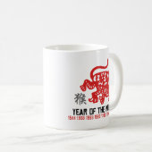 Jaar van de afsnijden van basispapier koffiemok (Voorkant rechts)