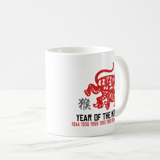 Jaar van de afsnijden van basispapier koffiemok (Voorkant rechts)