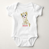 Jaar van de Baby van de Tiger Baby Romper (Voorkant)