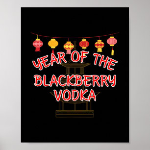 Jaar van de BlackBerry Vodka - Grappig Chinees Nie Poster