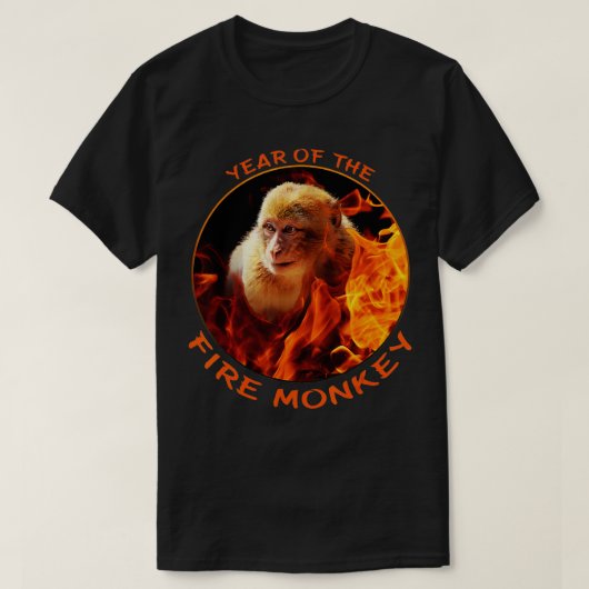 Jaar van de Brandaap 1 T-shirt (Design voorkant)
