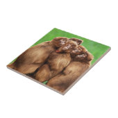 Jaar van de brandaap tegeltje (Zijkant)