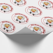 Jaar van de Cartoon schapen Cadeaupapier (Hoek)