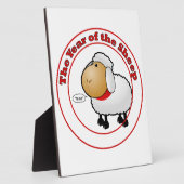 Jaar van de Cartoon schapen Fotoplaat (Zijkant)