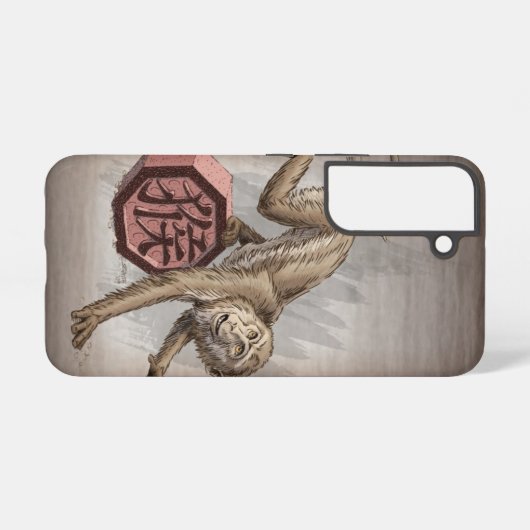 Jaar van de Chinees-apen Samsung Galaxy Hoesje (Achterkant horizontaal)