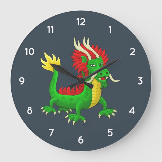 Jaar van de Chinese Draak Grote Klok (Voorkant)