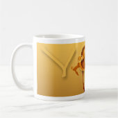 Jaar van de Chinese Geitenziekte Zodiac White Mok (Links)