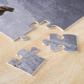 Jaar van de Chinese Zodiac Kunst in Monkey Legpuzzel (Zijkant)