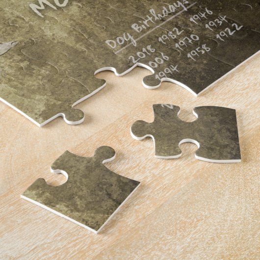 Jaar van de Chinese Zodiac Kunst van de Dog Legpuzzel (Zijkant)