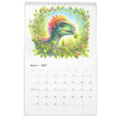 Jaar van de Dinosaurus: een Waterverf reiskalender Kalender (Mar 2027)