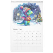 Jaar van de Dinosaurus: een Waterverf reiskalender Kalender (Feb 2026)