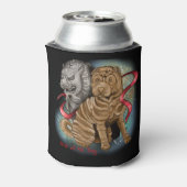 Jaar van de Dog Chinese Zodiac Blikjeskoeler (Blikje Achterkant)