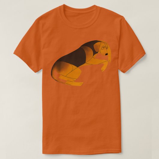 Jaar van de Dog Schiller Hound T-shirt (Design voorkant)