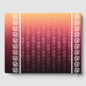 Jaar van de draak 龍 rood goud Chinees Nieuwjaar Gastenboek (Achterkant)