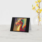 Jaar van de Draak 12 Kaart (Gele Bloem)