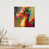 Jaar van de Draak 12 Poster (Keuken)