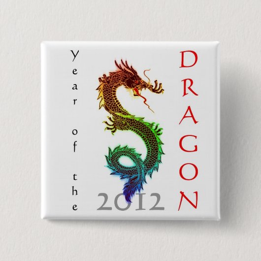 Jaar van de draak 2012 Button (Voorkant)