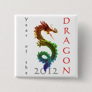 Jaar van de draak 2012 Button