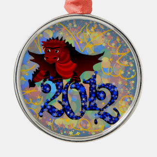 Jaar van de Draak 2012 Metalen Ornament