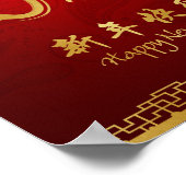 Jaar van de draak 2012 Scroll Poster (Hoek)