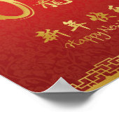 Jaar van de draak 2012 Scroll Poster (Hoek)