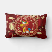 Jaar van de Draak 2024 | Chinees sterrenbeeld Kussen (Achterkant)