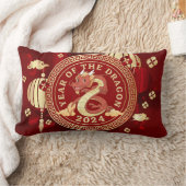 Jaar van de Draak 2024 | Chinees sterrenbeeld Kussen (Deken)