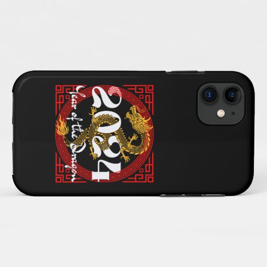 Jaar van de Draak 2024 Chinese dierenriem Case-Mate iPhone Case (Achterkant (horizontaal))