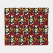 Jaar van de Draak 2024 Chinese dierenriem Fleece Deken (Voorkant (Horizontaal))