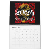 Jaar van de Draak 2024 Chinese dierenriem Kalender (Feb 2026)